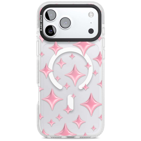 Pink Puff Sparkle Pattern