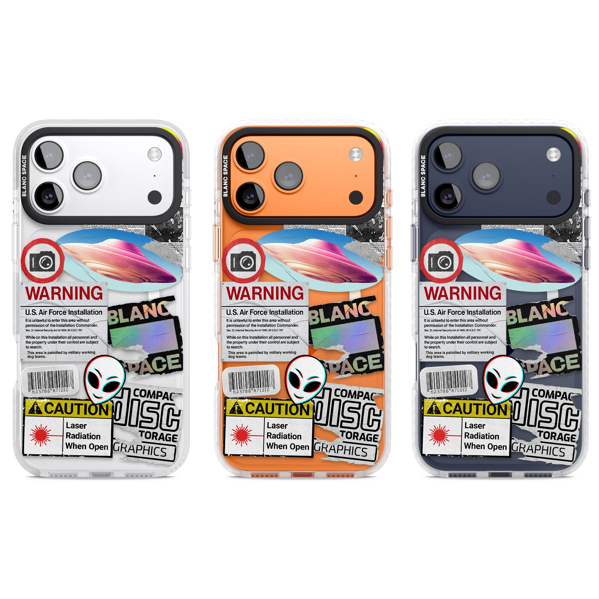 Cosmic Encounters iPhone 17 Pro Impact Pro Clear Phone Case APT Impact Protection