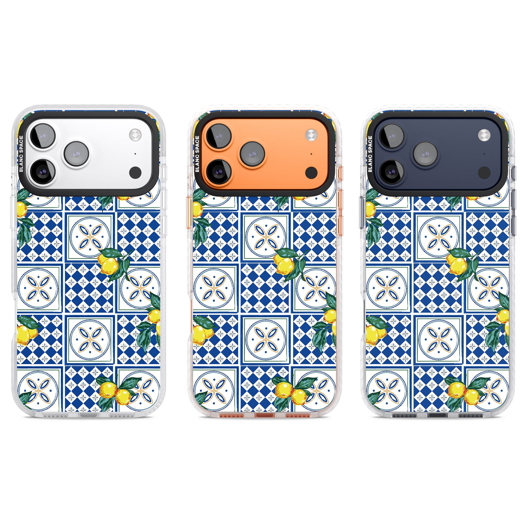Lemon Tiles iPhone 17 Pro Impact Pro Clear Phone Case APT Impact Protection