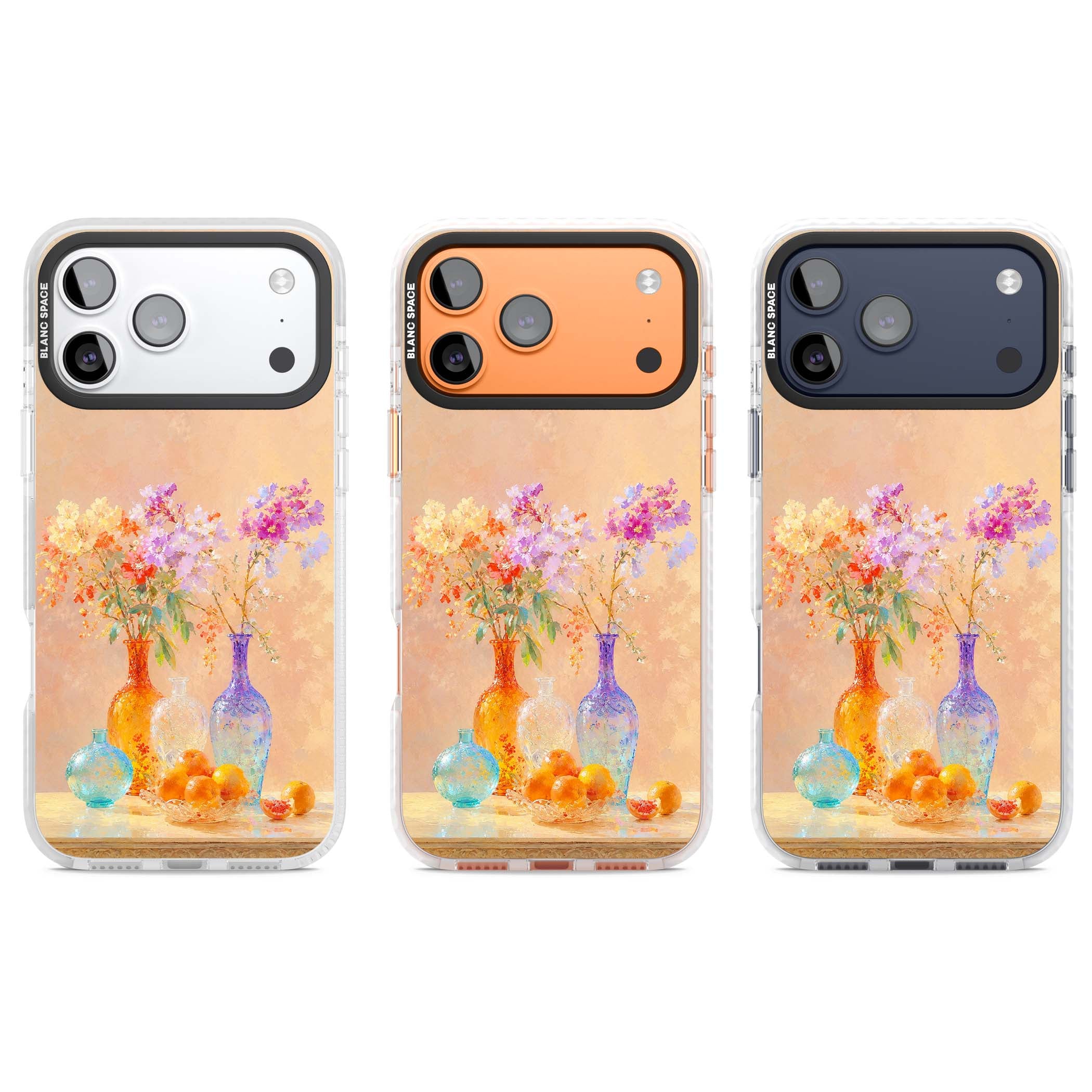 Peach Glass art iPhone case | Impact Magsafe case for iPhone 17 Pro, iPhone 17 Pro Max