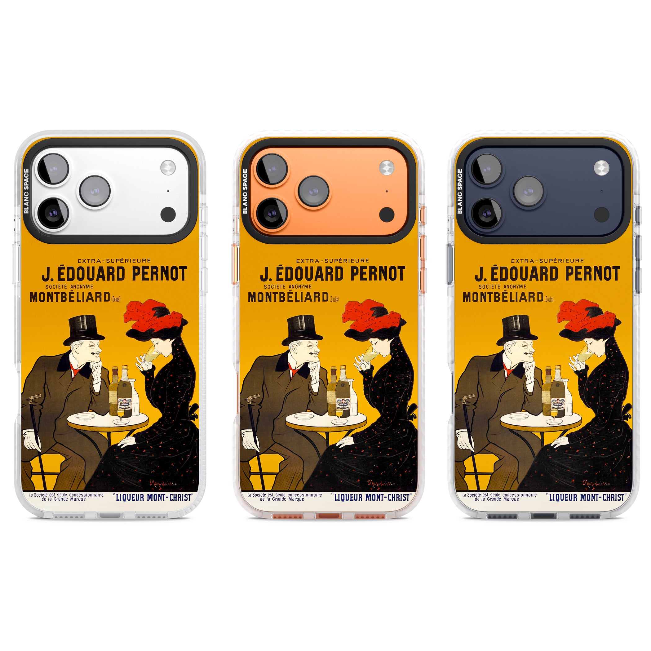 Absinthe, J.Edouard Pernot Poster iPhone 17 Pro Impact Pro Clear Phone Case APT Impact Protection