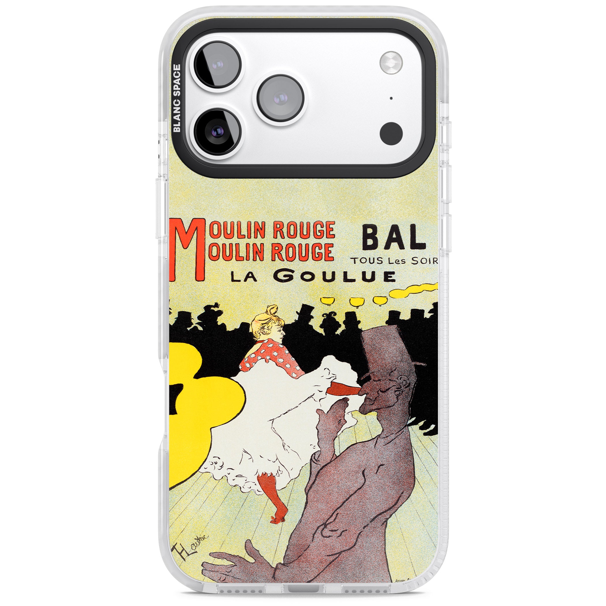 Moulin Rouge Poster iPhone 17 Pro Impact Pro Clear Phone Case