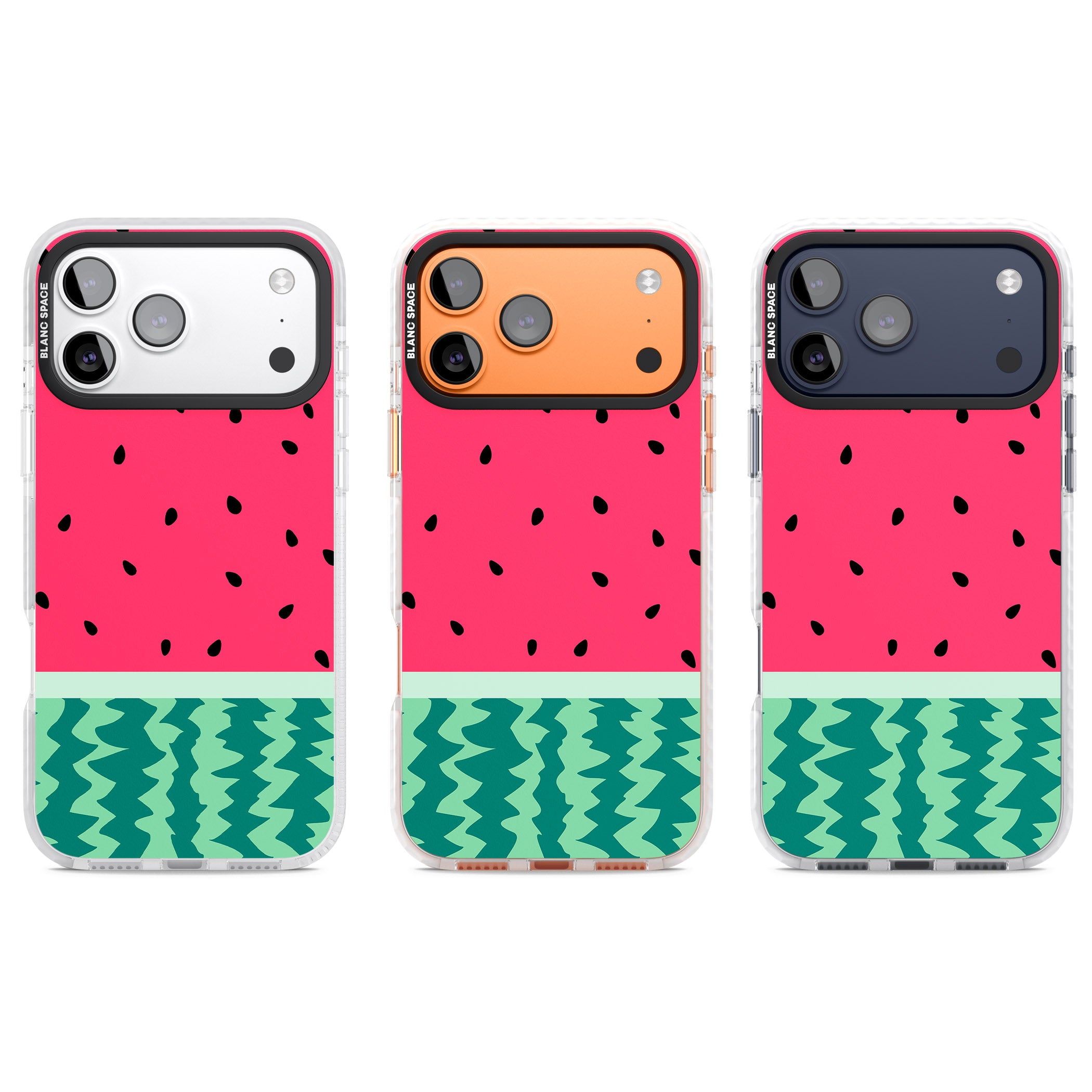 Full Watermelon iPhone 17 Pro Impact Pro Clear Phone Case APT Impact Protection