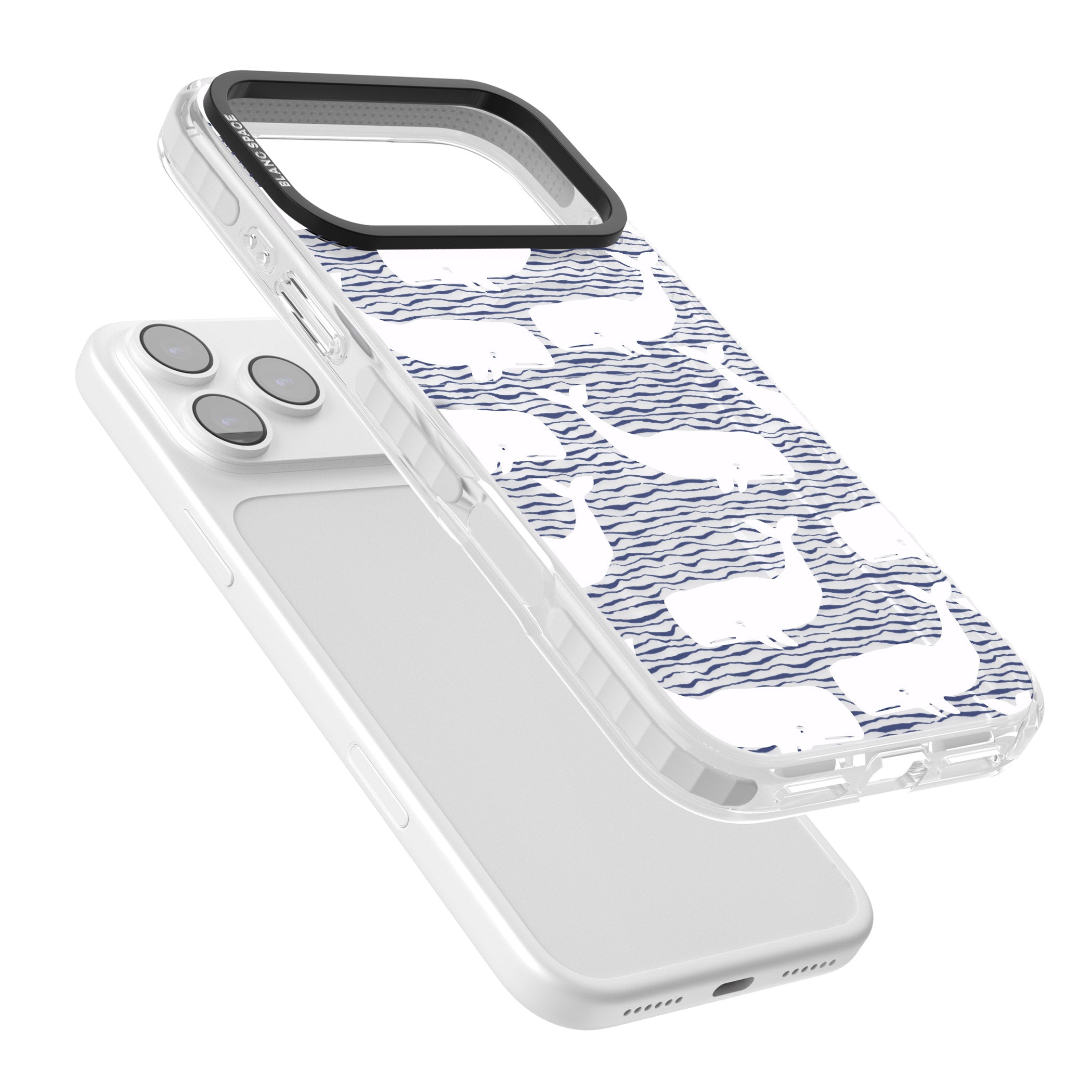 Whale Wave iPhone 17 Pro Max Impact Pro Clear Phone Case Colours