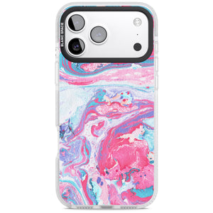 Pink, Blue & Purple Marbled Paper Pattern