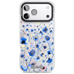 Ink Flowers Blue