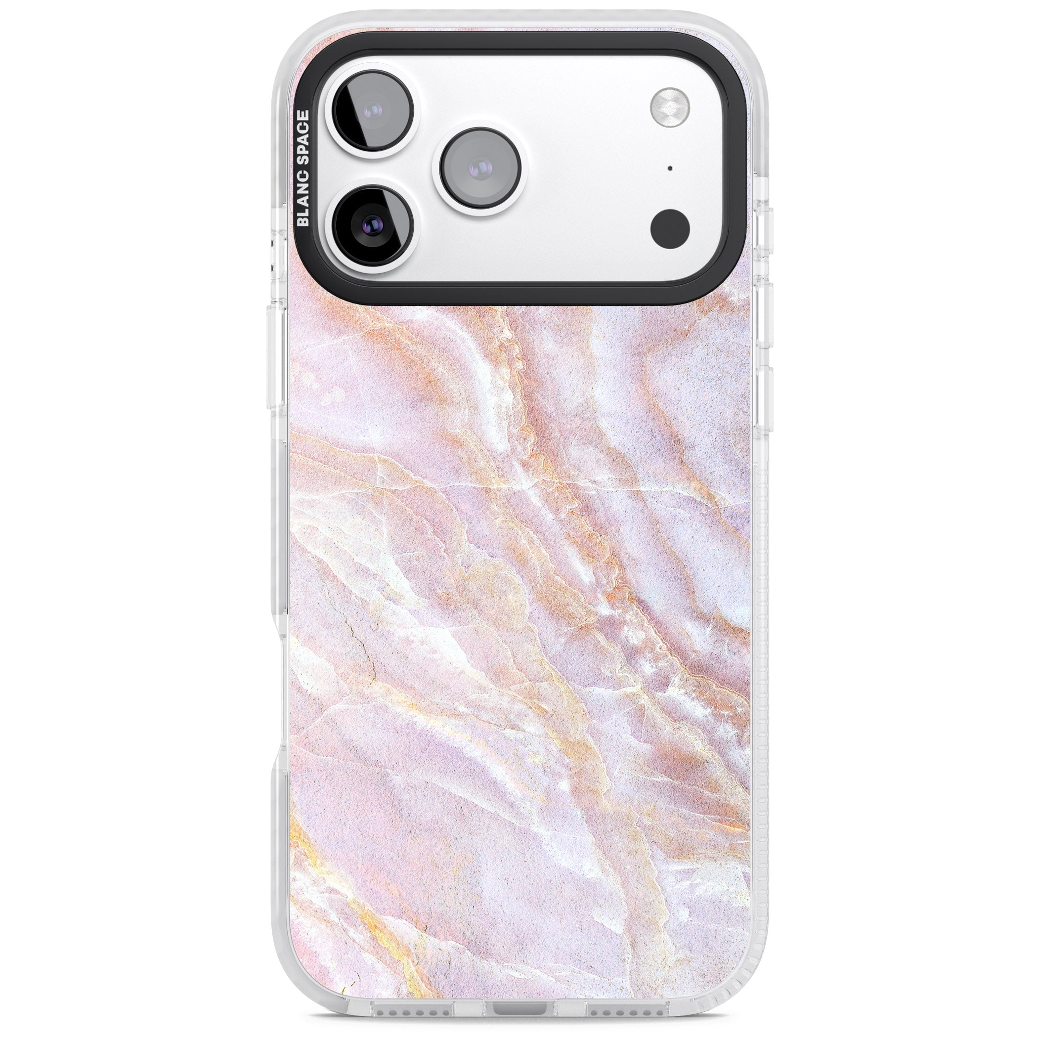 Soft Onyx Blush iPhone 17 Pro Impact Clear Phone Case