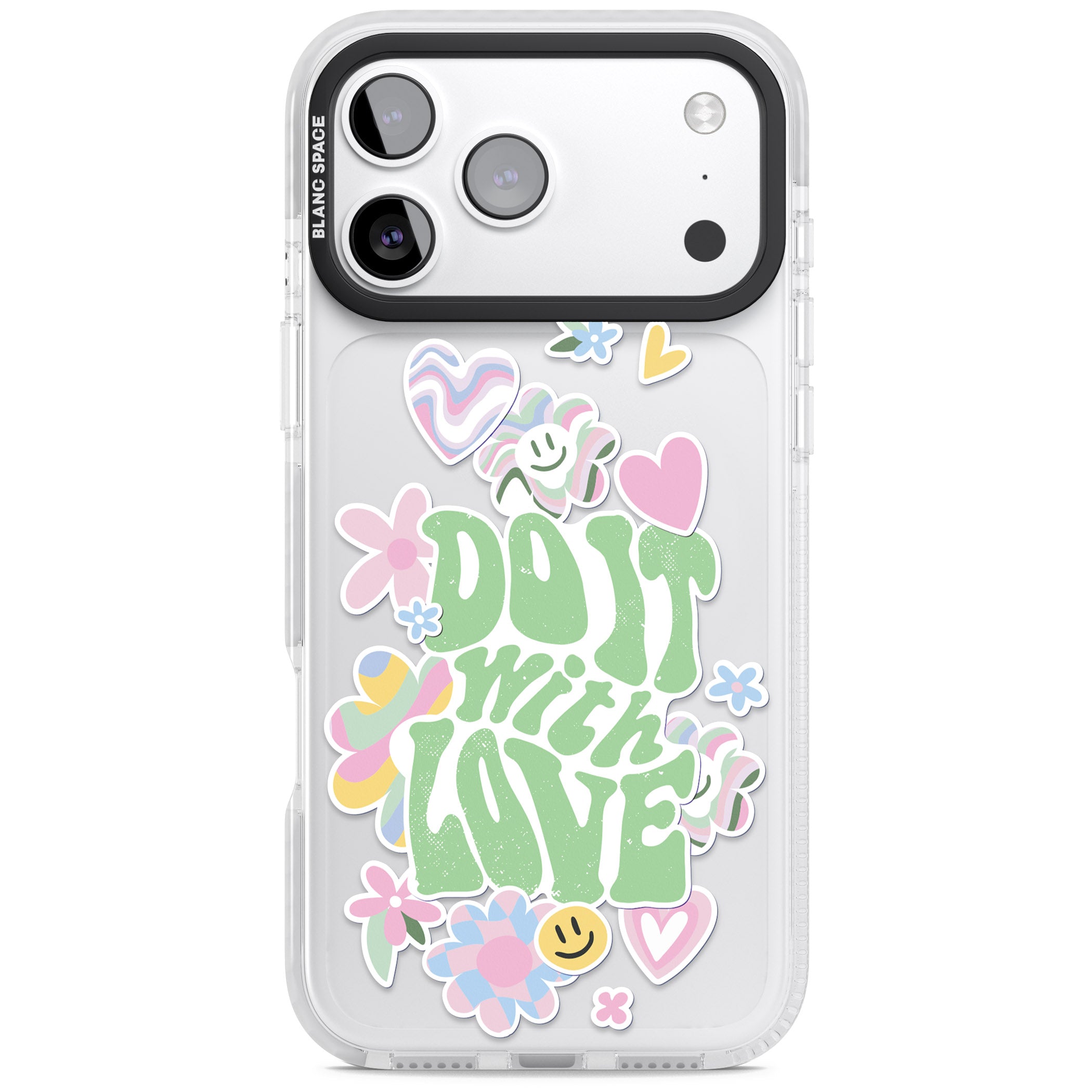 Do It With Love iPhone 17 Pro Impact Clear Phone Case
