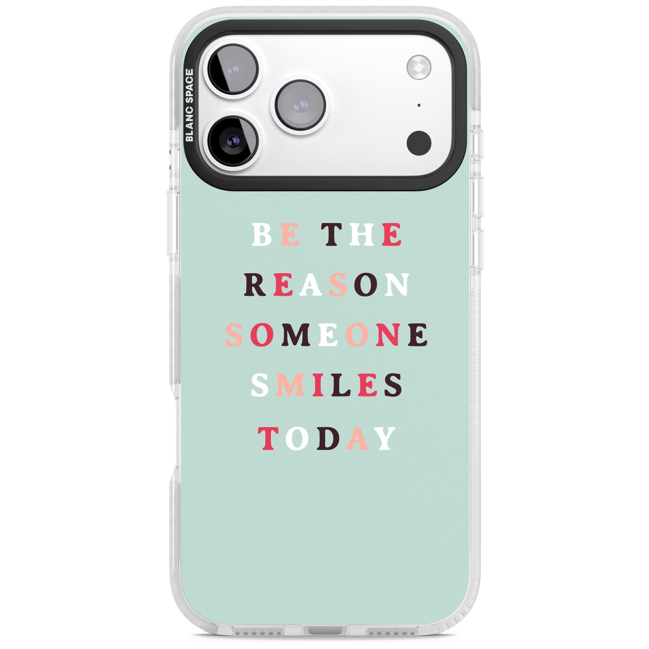 Be The Reason Quote iPhone 17 Pro Impact Clear Phone Case