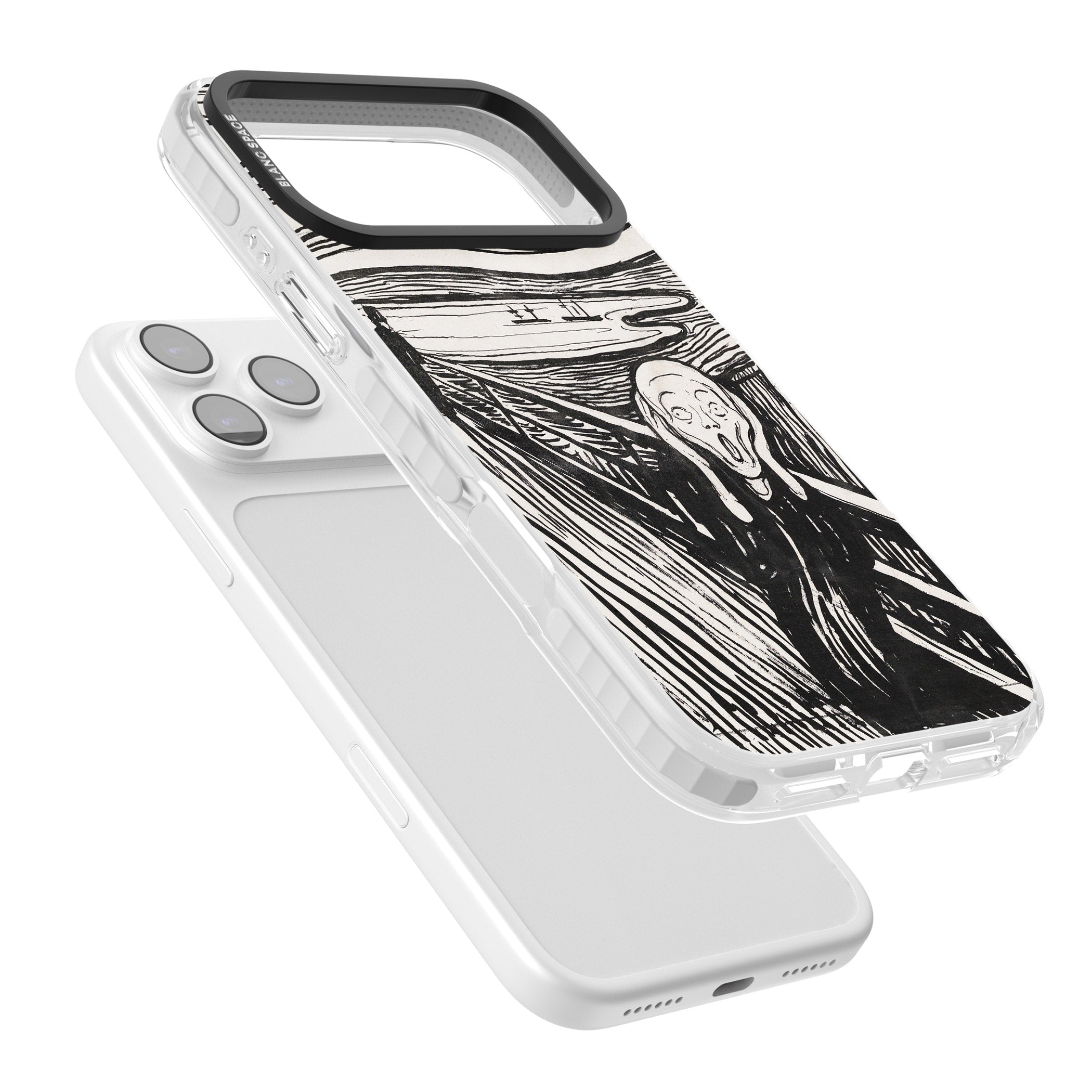 The Scream iPhone 17 Pro Impact Clear Phone Case Colours
