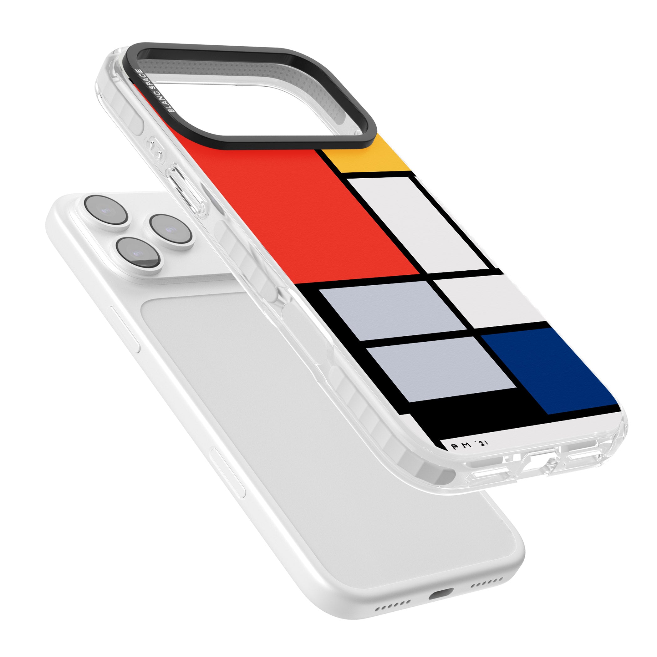 Piet Mondrian'S Composition iPhone 17 Pro Impact Clear Phone Case Colours