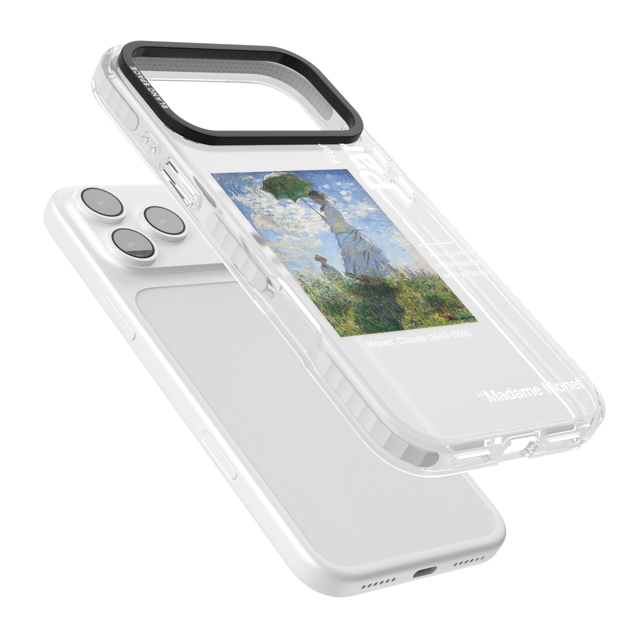 Madame Monet And Her Son iPhone 17 Pro Impact Clear Phone Case Colours