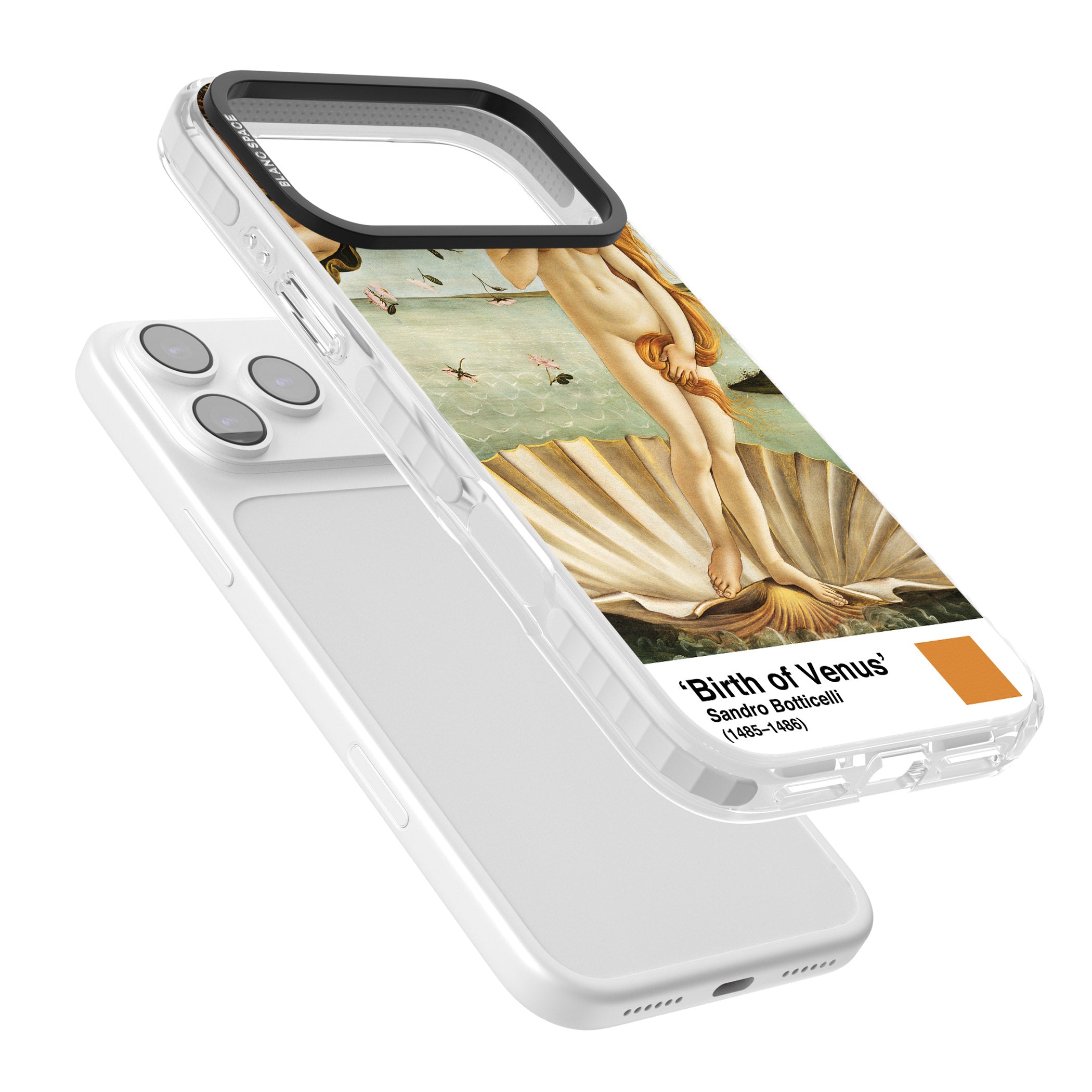 The Birth Of Venus iPhone 17 Pro Impact Clear Phone Case Colours