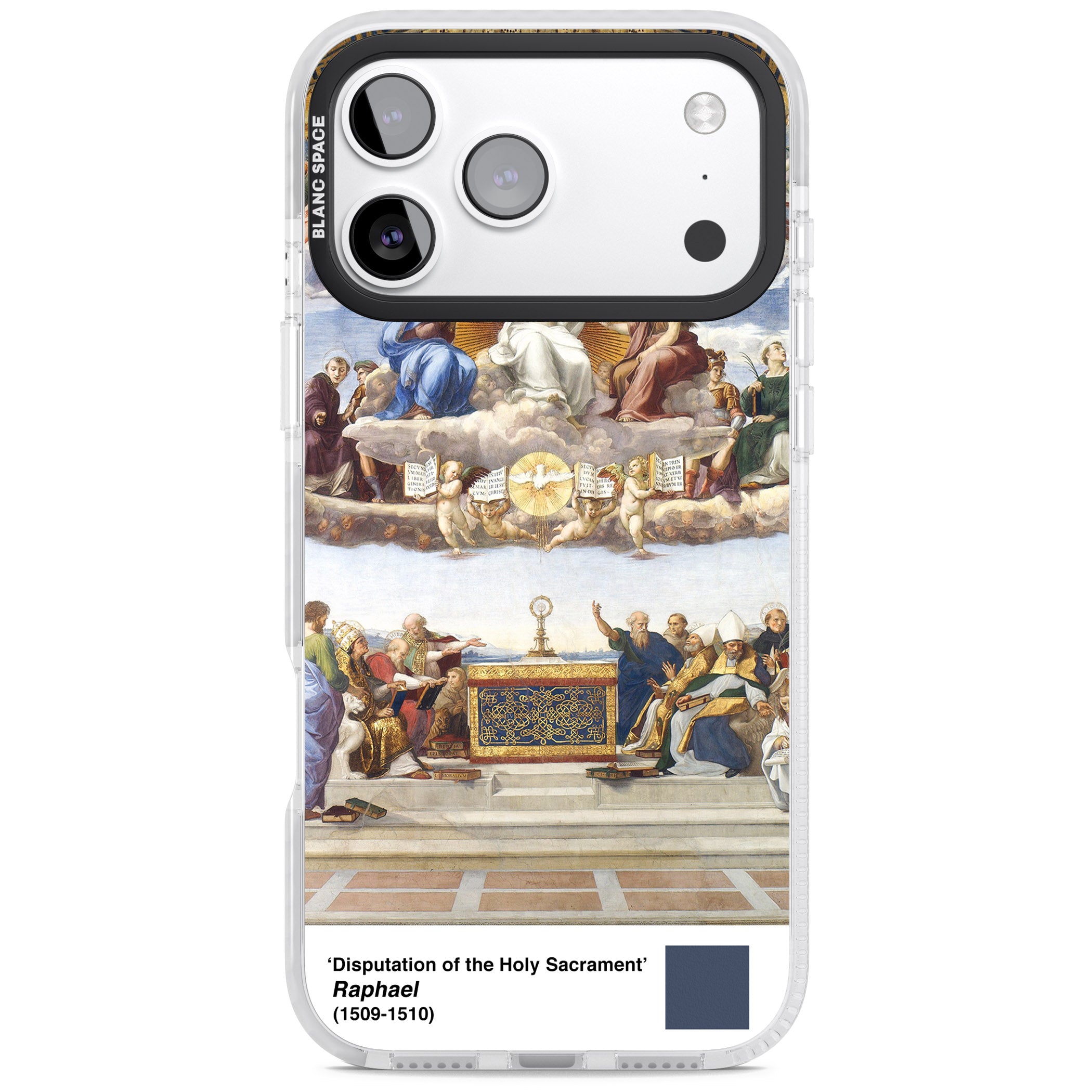 Disputation Of The Holy Sacrament iPhone 17 Pro Impact Clear Phone Case