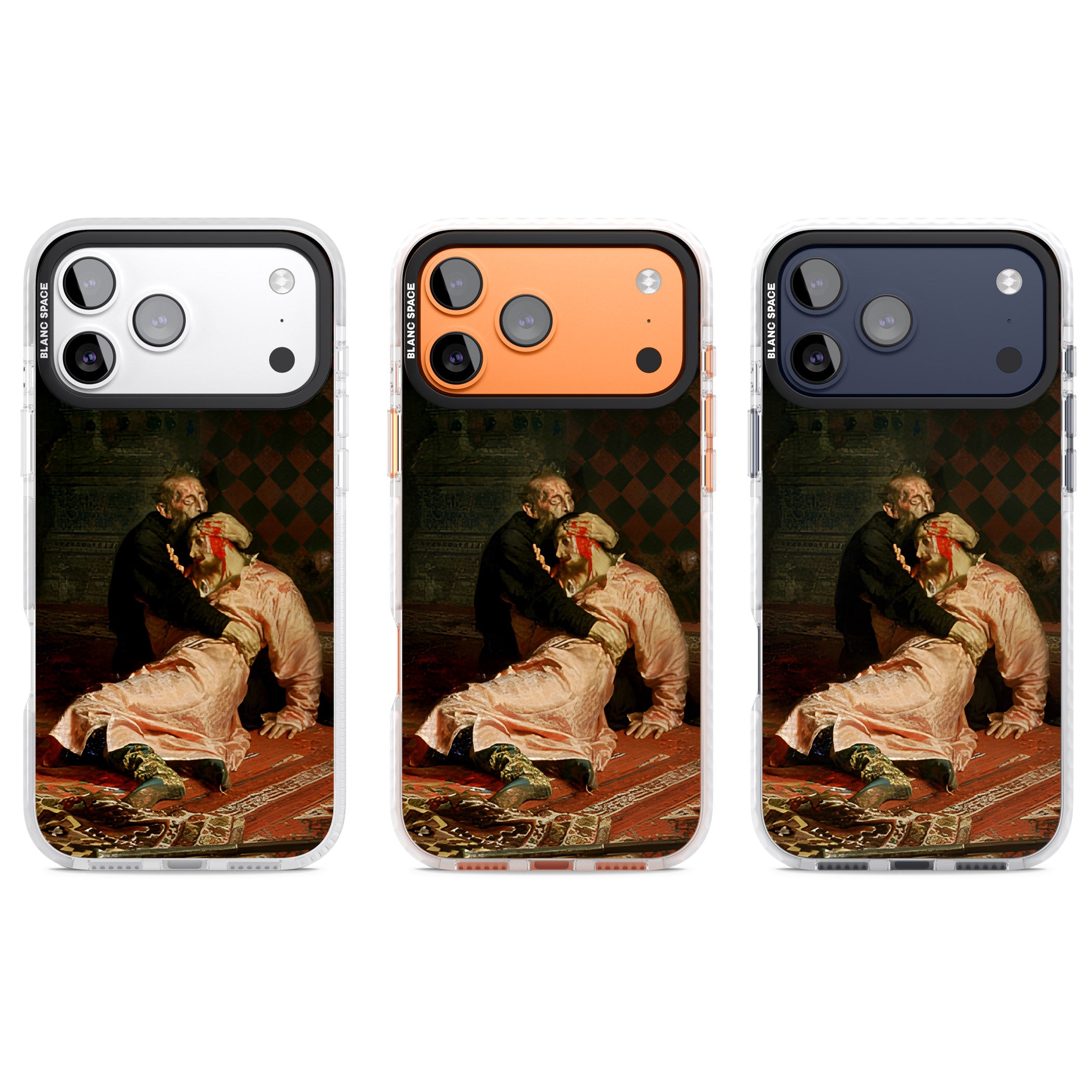 Ivan The Terrible & His Son iPhone 17 Pro Impact Clear Phone Case APT Impact Protection