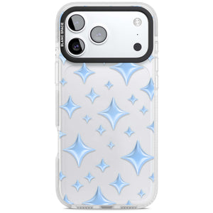 Blue Puff Sparkle Pattern