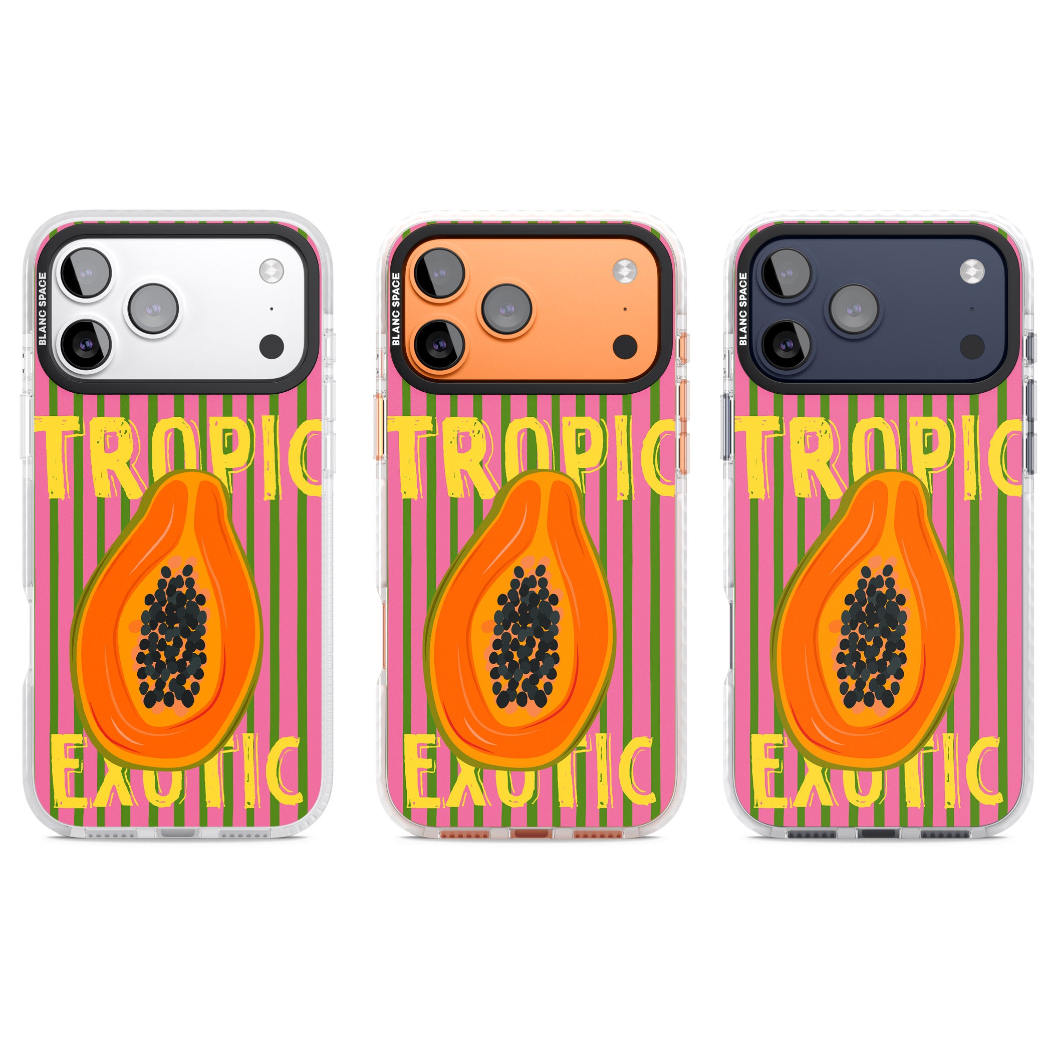 Tropic Exotic iPhone 17 Pro Impact Clear Phone Case APT Impact Protection