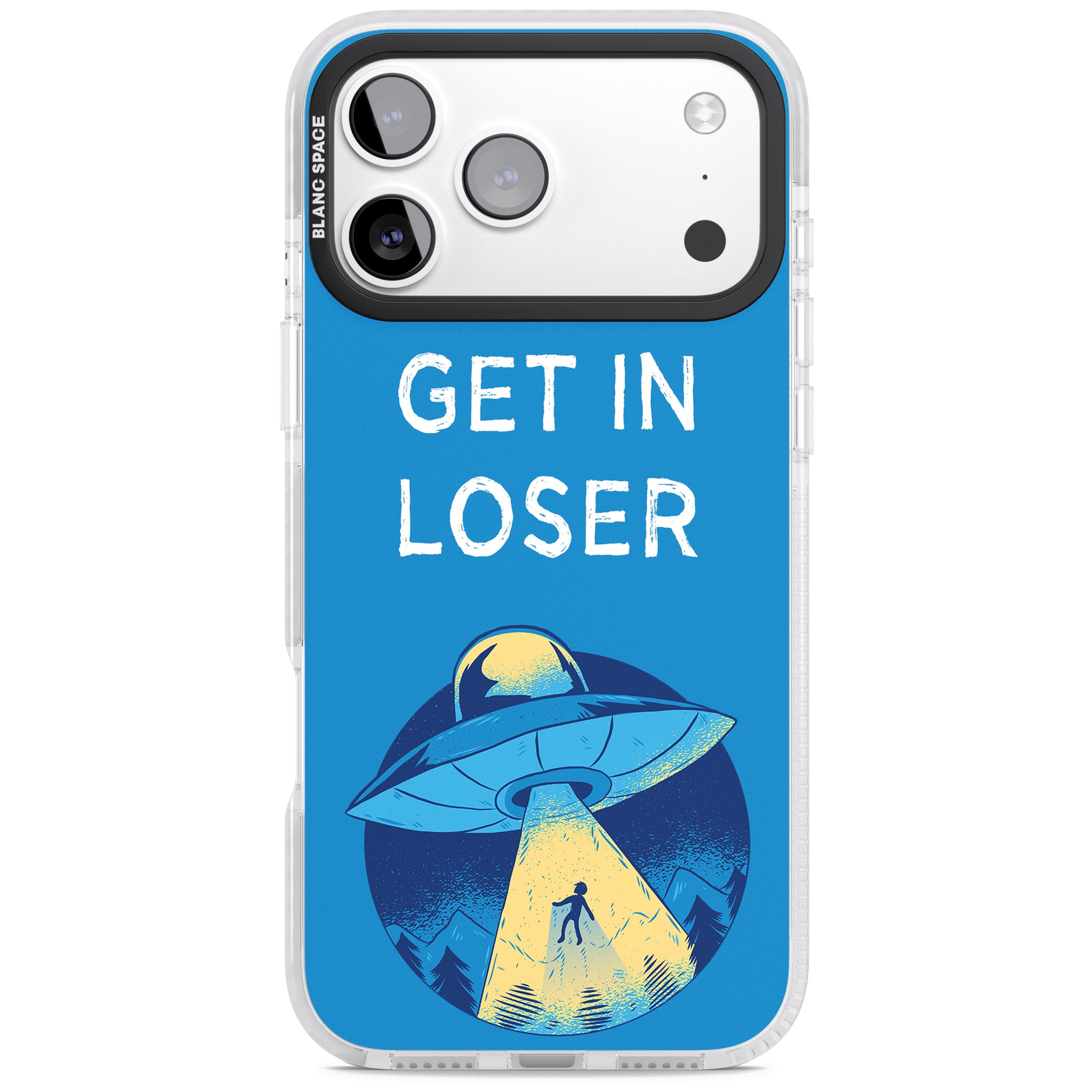 Get In Loser Ufo iPhone 17 Pro Impact Clear Phone Case