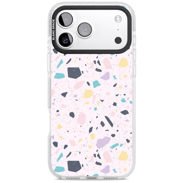 Pink, Purple & Turquoise Terrazzo Pattern