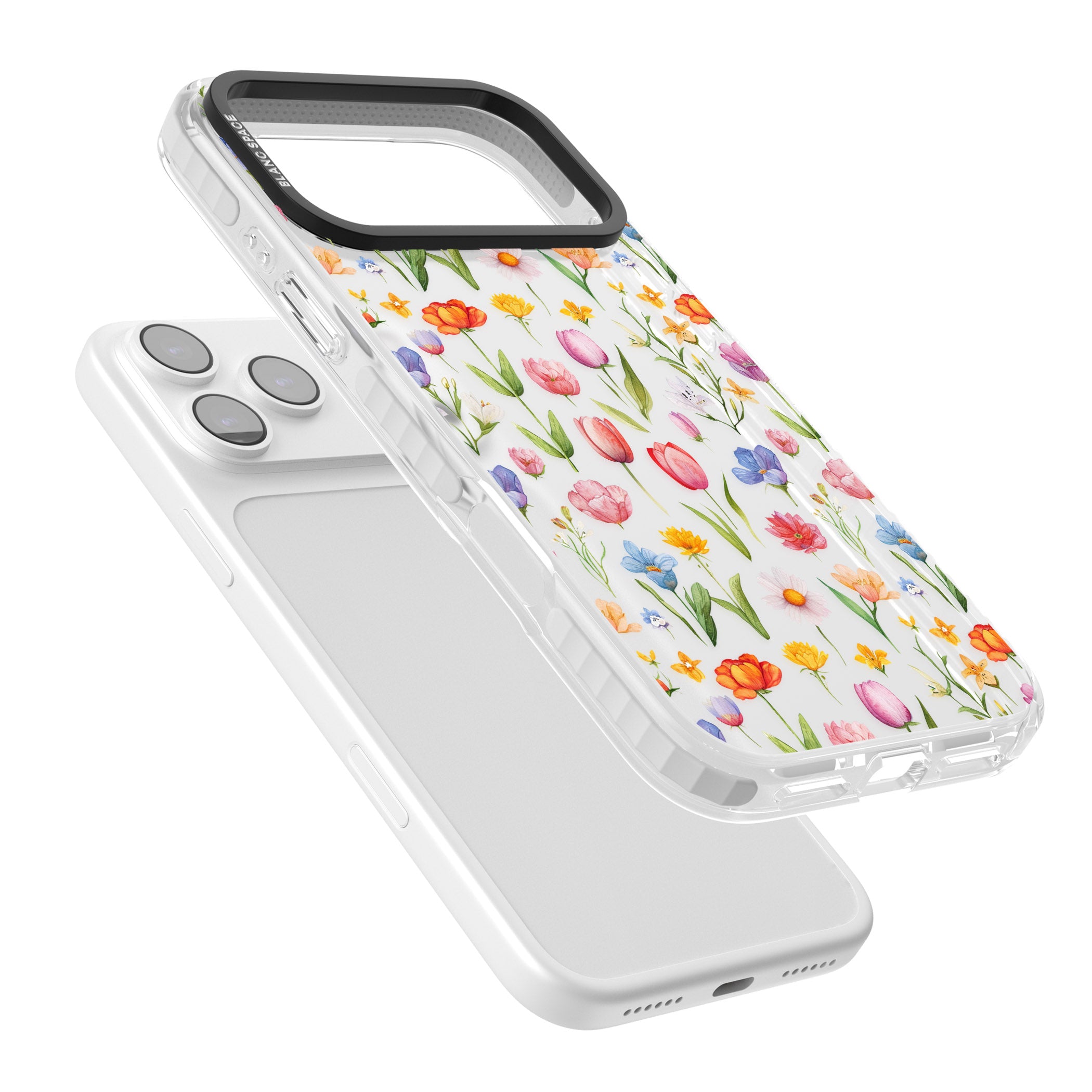 Small Flower Mix iPhone 17 Pro Impact Clear Phone Case Colours