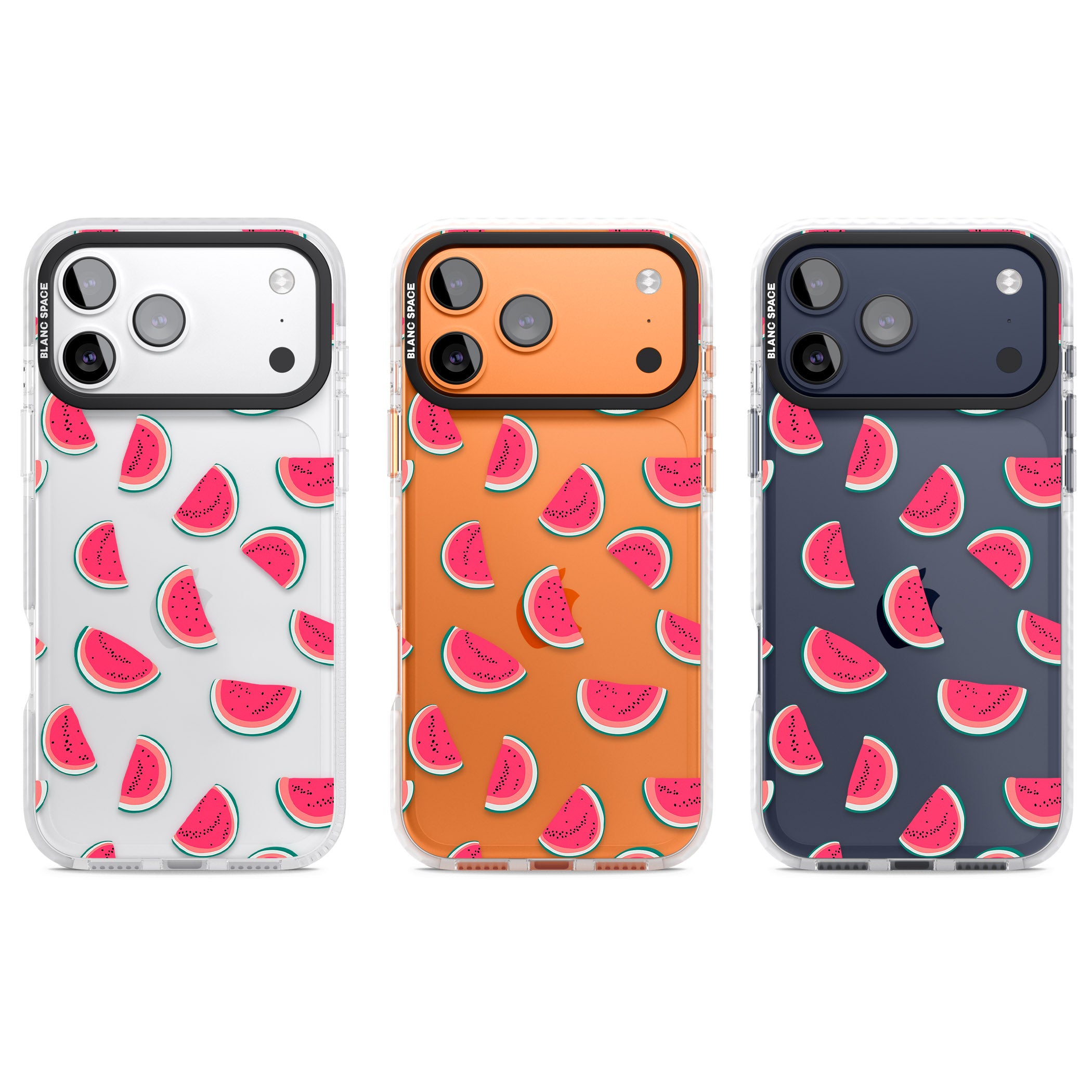 Watermelon Slices iPhone 17 Pro Impact Clear Phone Case APT Impact Protection