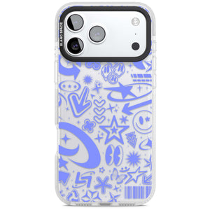 Baby Blue Y2K Pattern
