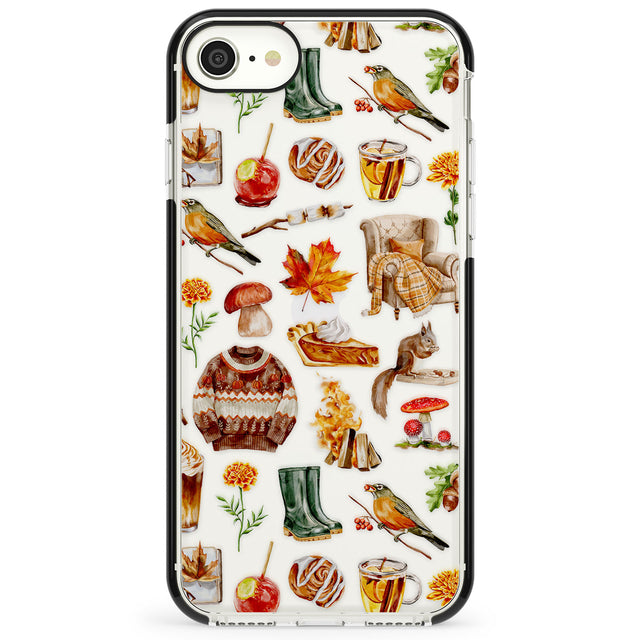 Cozy Autumn Aesthetic Impact Phone Case for iPhone SE