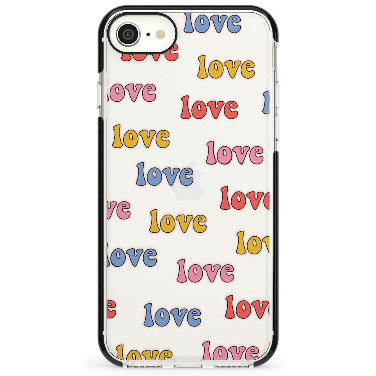 Love Pattern Impact Phone Case for iPhone SE