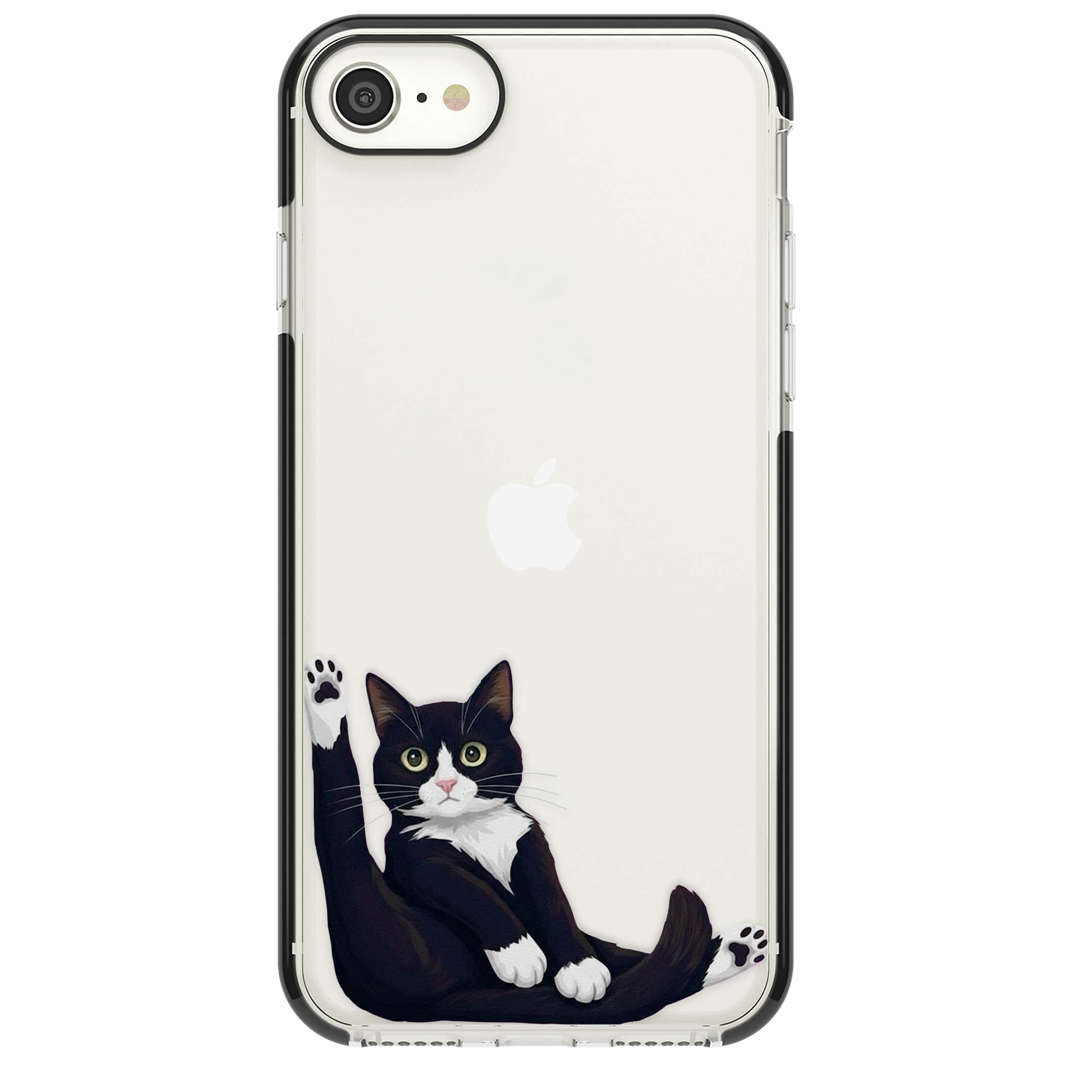 Mid-Groom Cat animals iPhone case | Black Impact case for iPhone SE