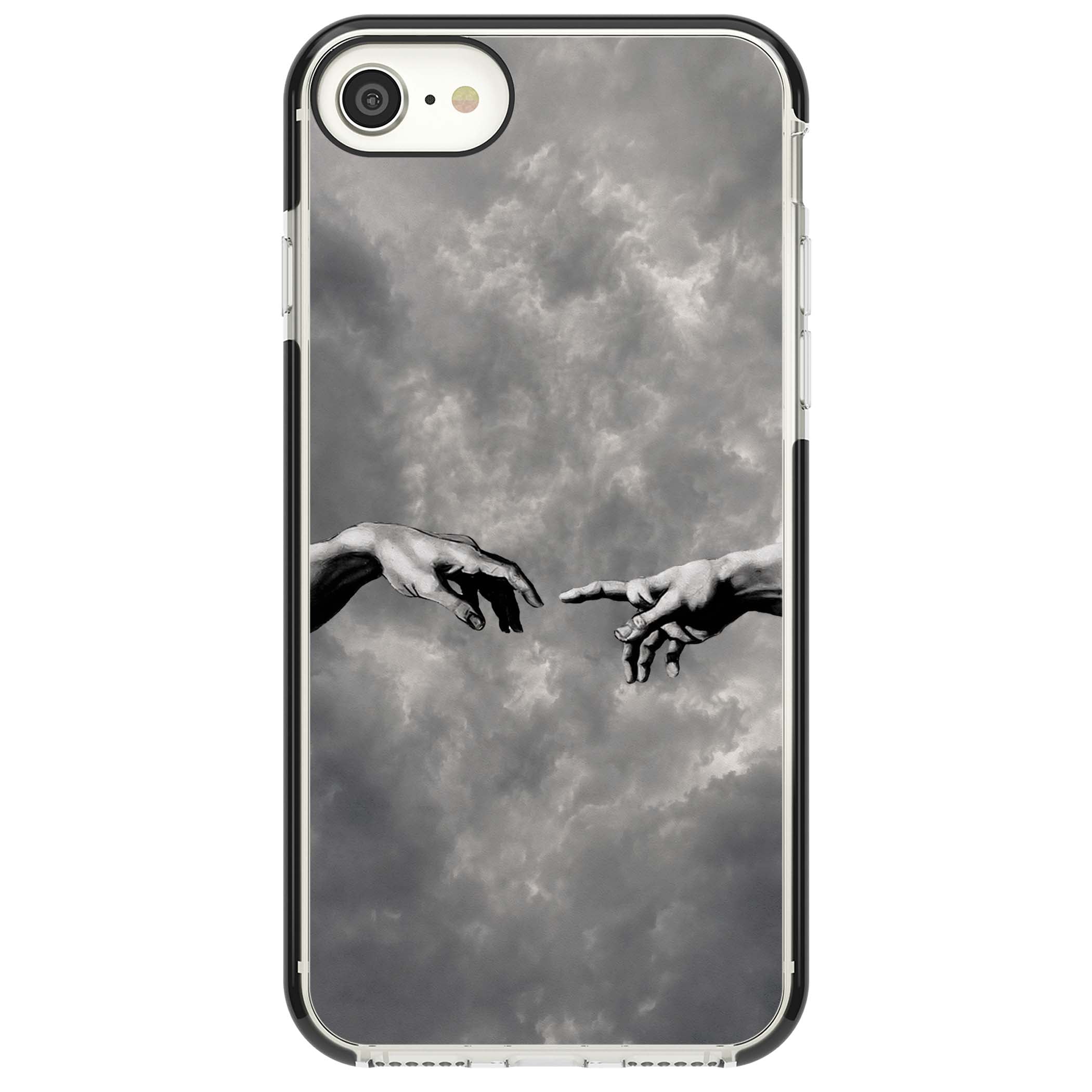 Creation art iPhone case | Black Impact case for iPhone SE