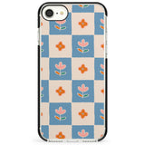 Vintage Bloom Checkered Impact Phone Case for iPhone SE