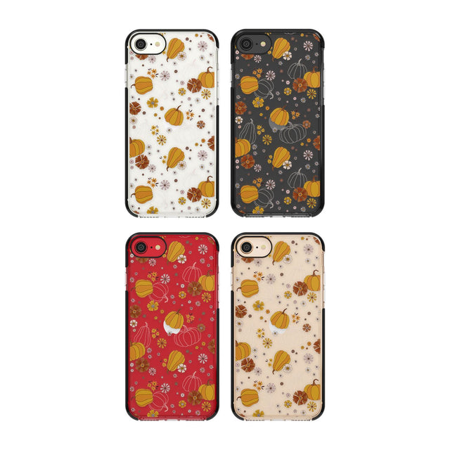 Halloween Skulls and Flowers Phone Case for iPhone SE