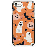 Orange Halloween Pattern Impact Phone Case for iPhone SE