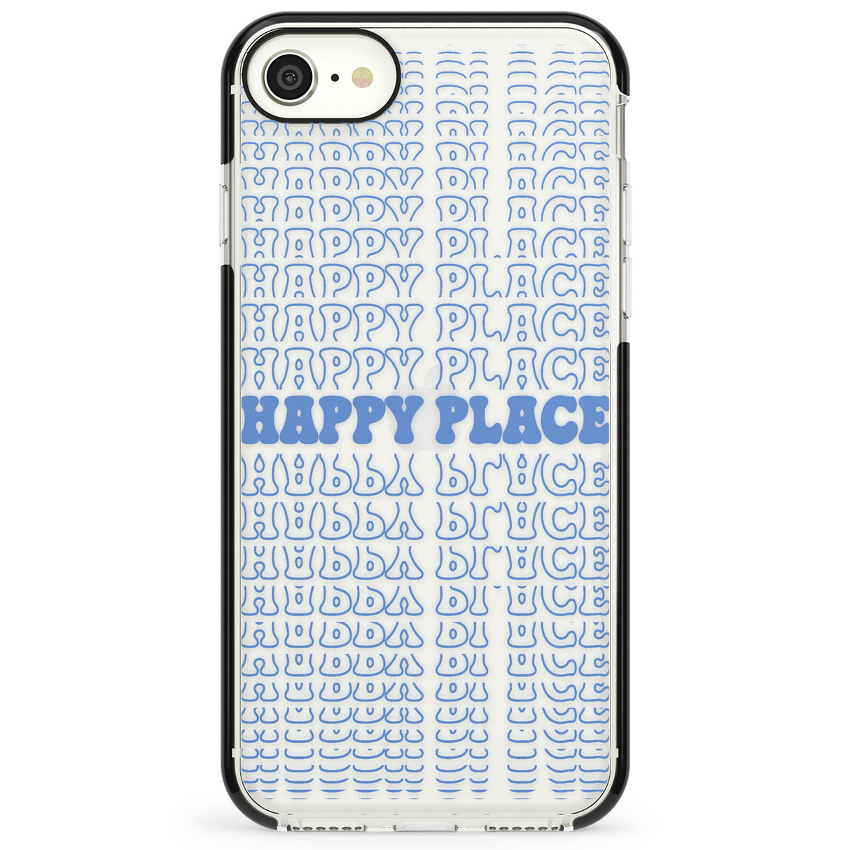 Happy Place (Blue) Impact Phone Case for iPhone SE