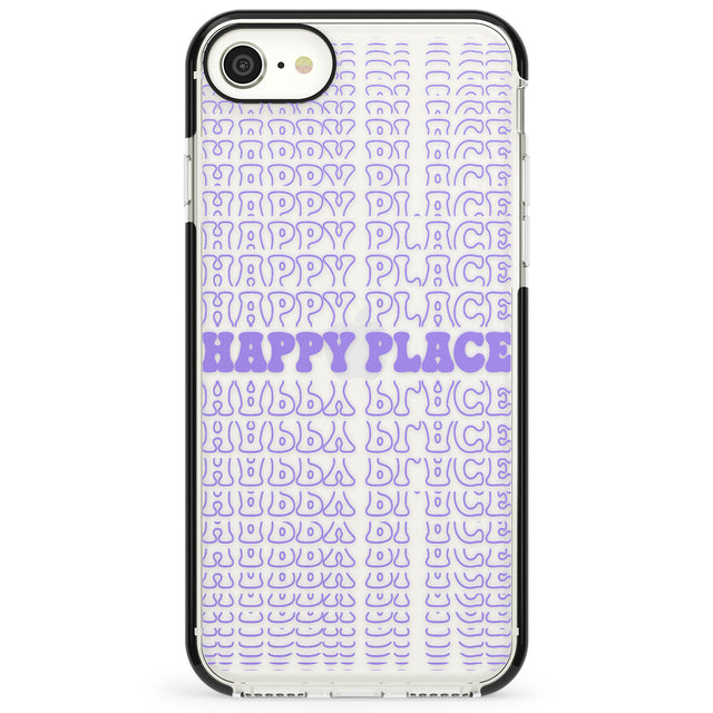 Happy Place (Purple) Impact Phone Case for iPhone SE