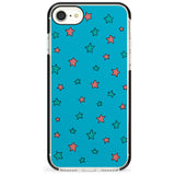 Blue Heartstopper Stars Pattern Phone Case for iPhone SE