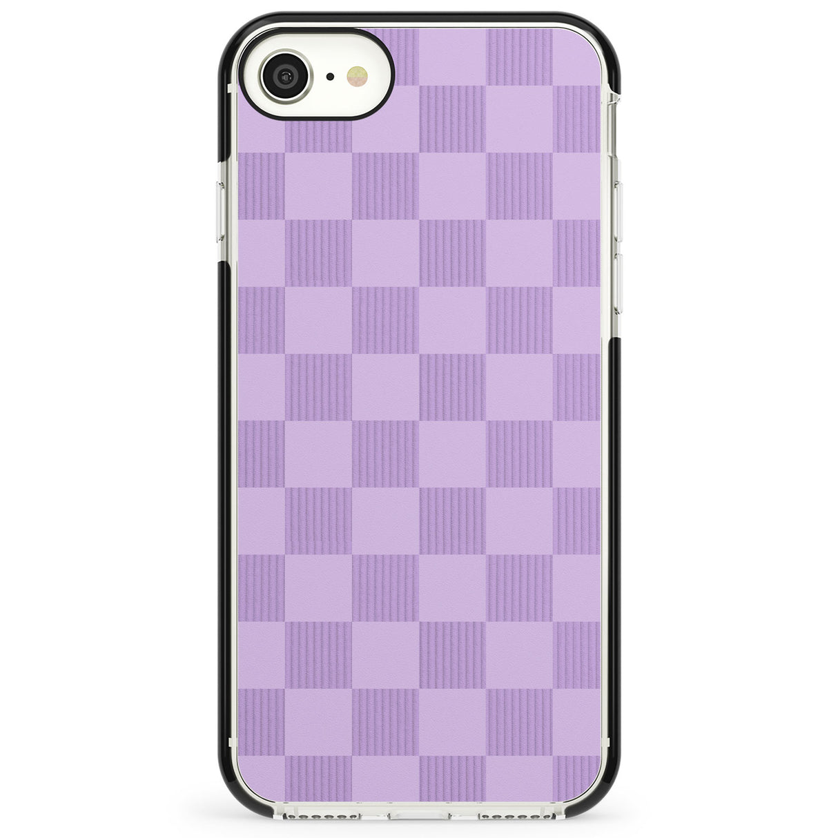 LILAC CHECKERED Impact Phone Case for iPhone SE