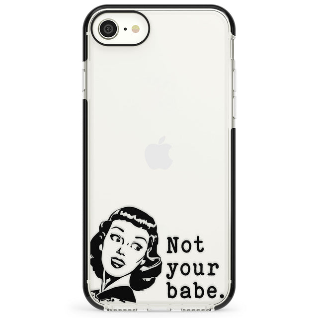 Not Your Babe Impact Phone Case for iPhone SE