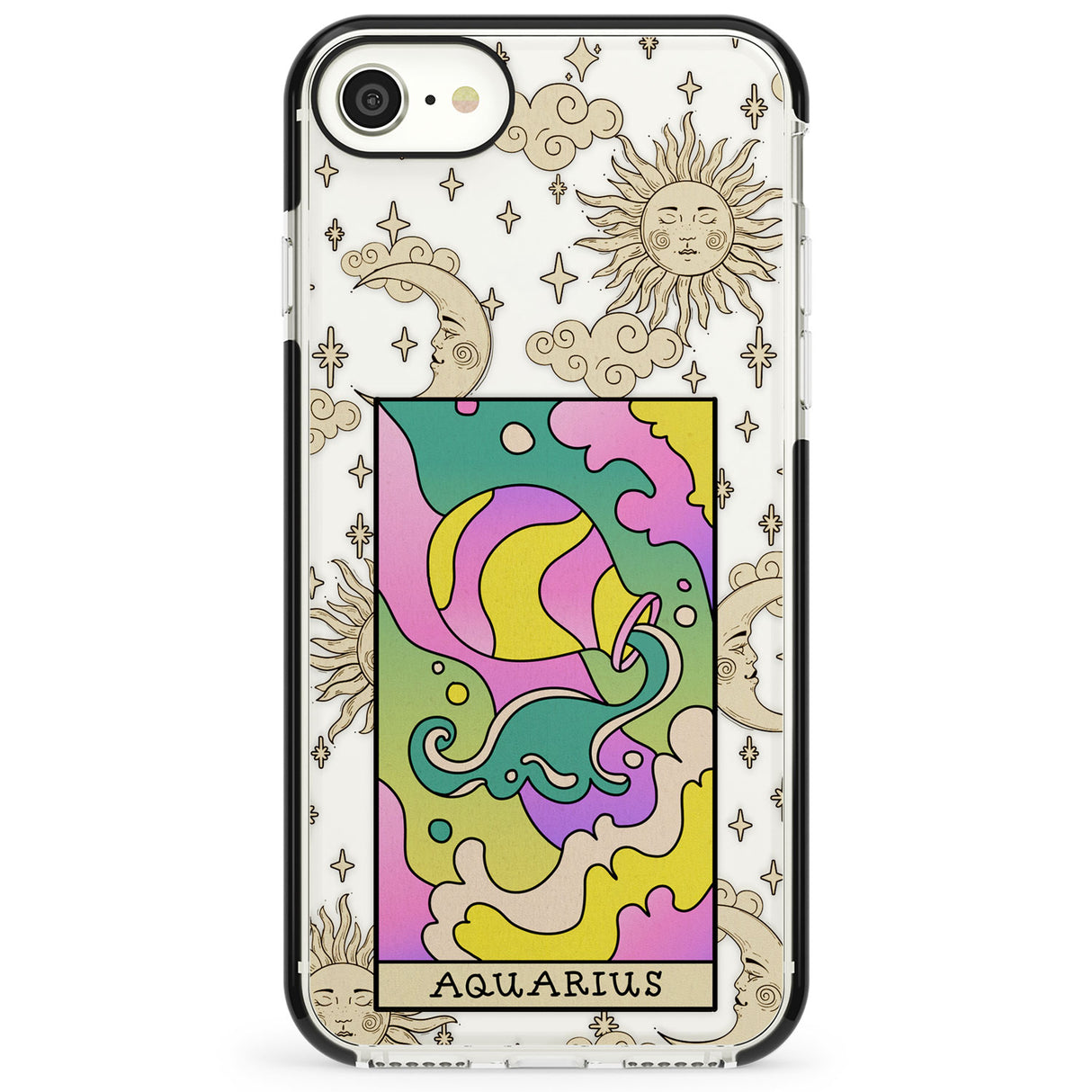 Celestial Zodiac - Aquarius Impact Phone Case for iPhone SE