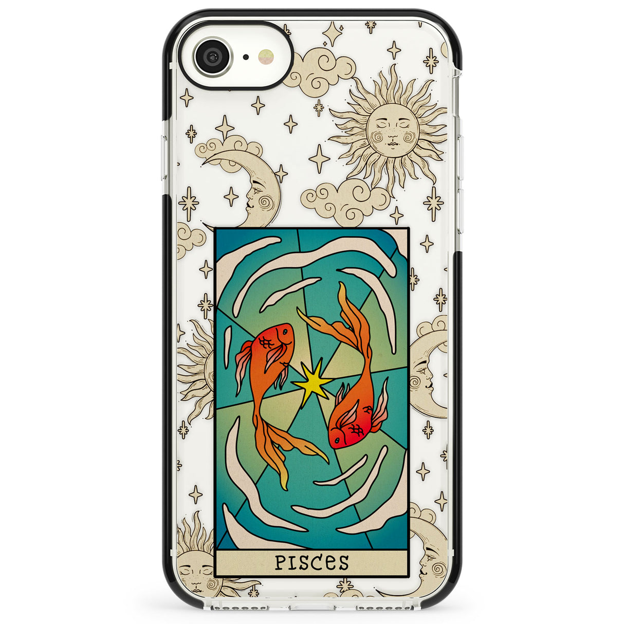 Celestial Zodiac - Pisces Impact Phone Case for iPhone SE