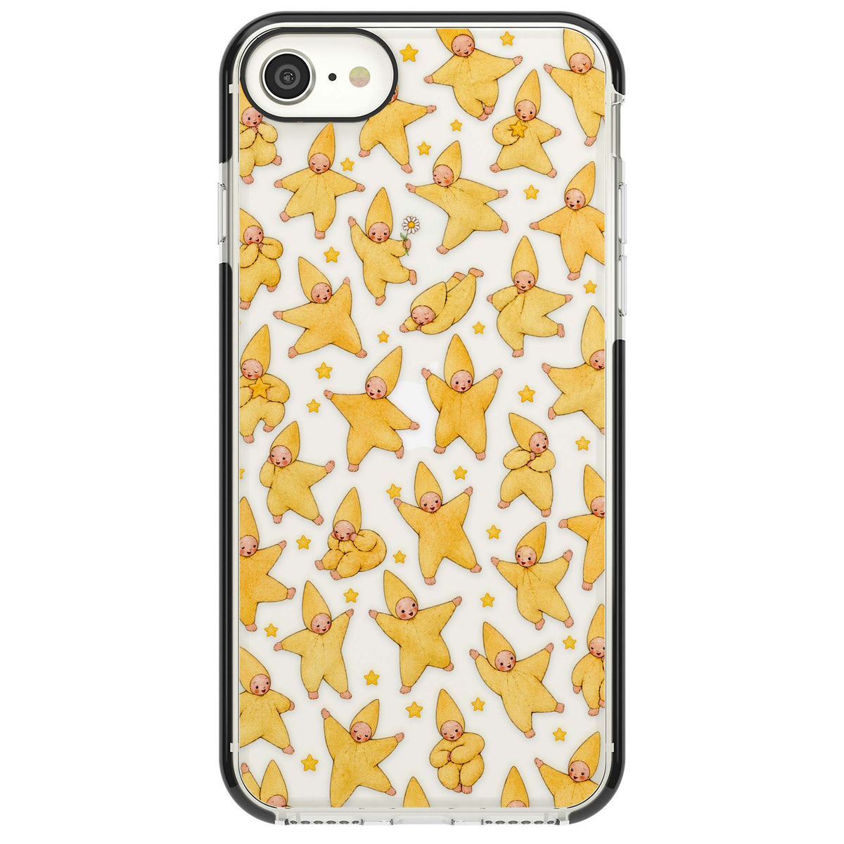 Dancing Star Babies for her iPhone case | Black Impact case for iPhone SE