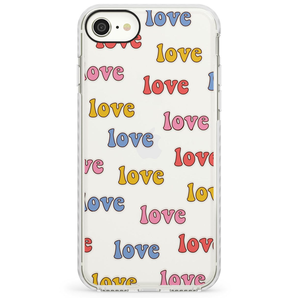 Love PatternImpact Phone Case for iPhone SE
