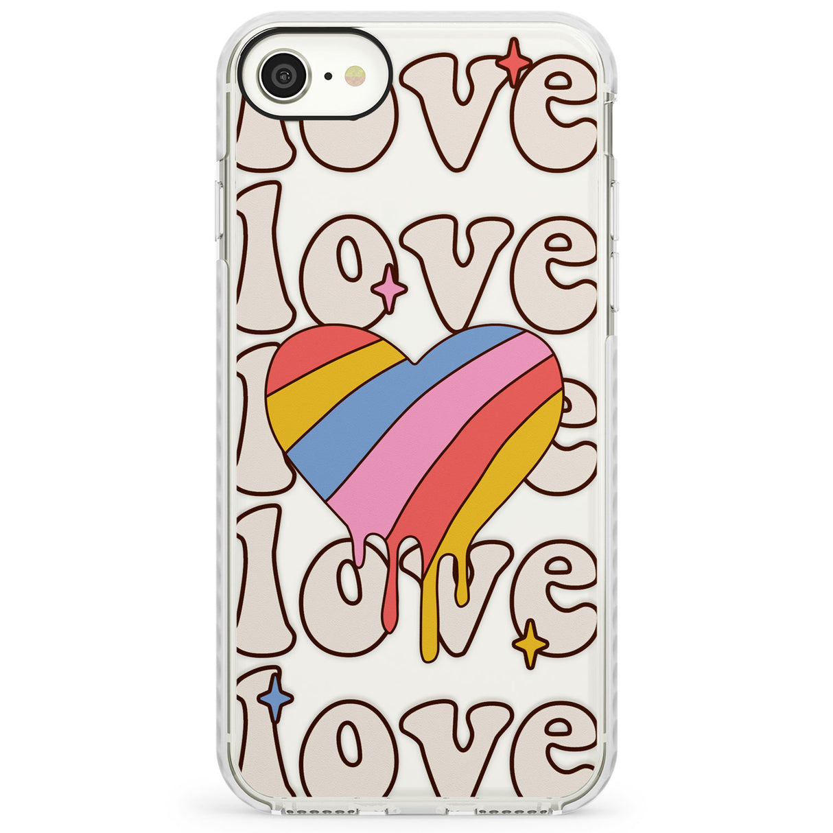 Groovy LoveImpact Phone Case for iPhone SE