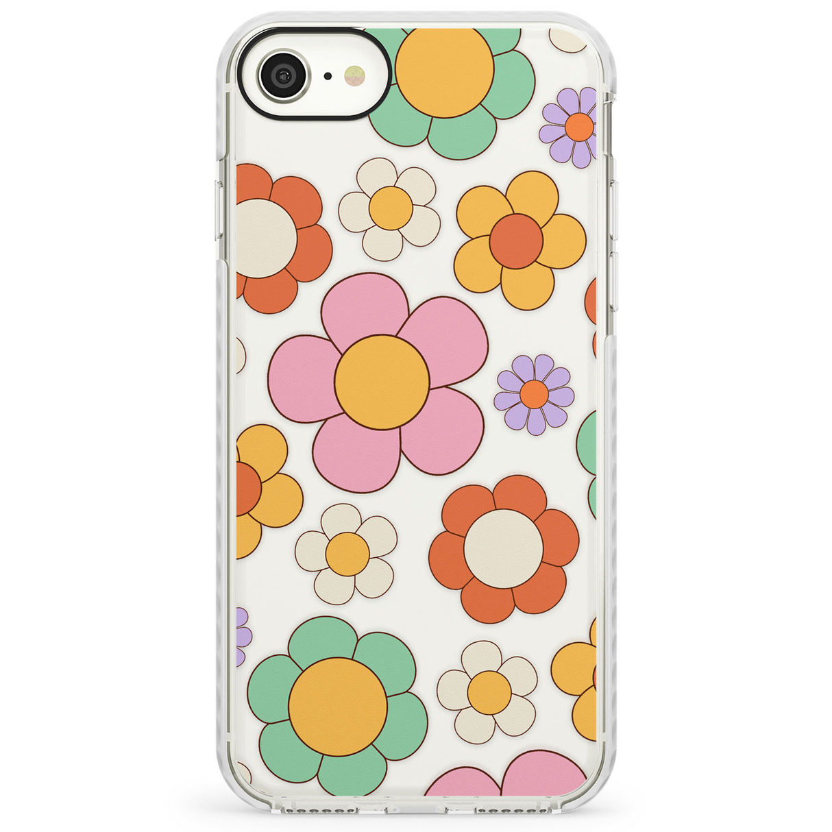Groovy BlossomsImpact Phone Case for iPhone SE