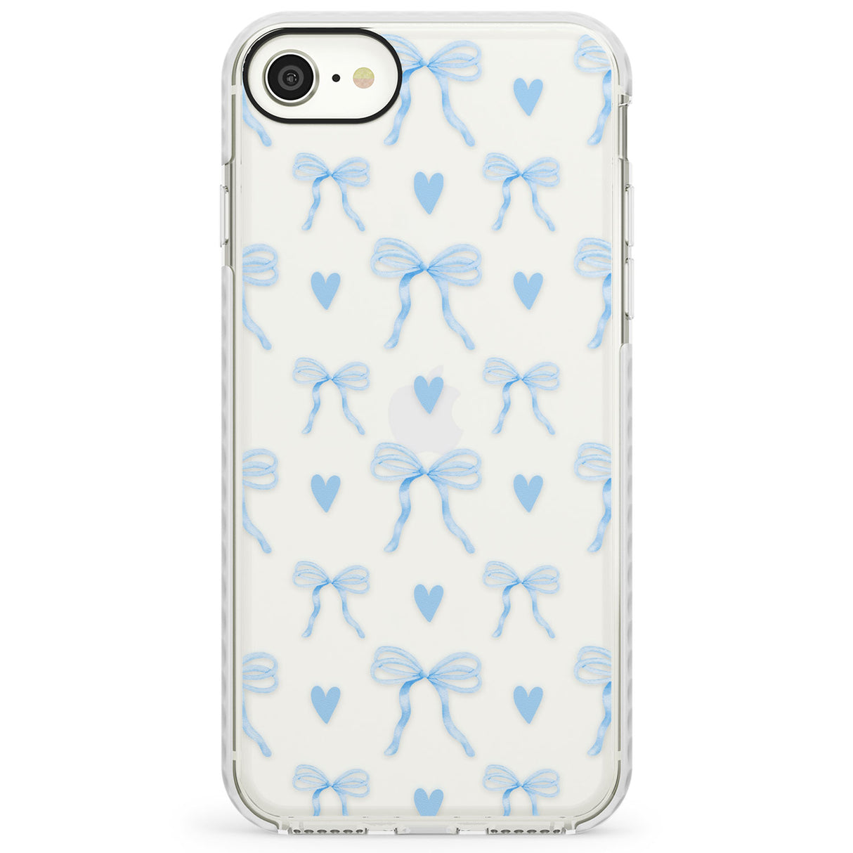 Blue Bows & HeartsImpact Phone Case for iPhone SE