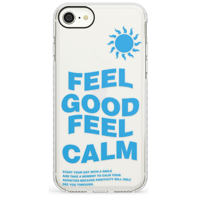 Feel Good Feel Calm (Green) Phone Case for iPhone SE