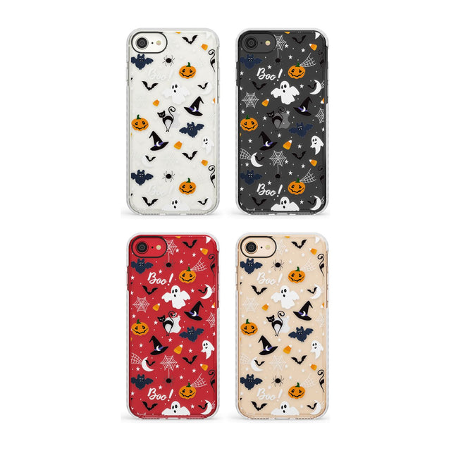 Halloween Mix Pattern Phone Case for iPhone SE