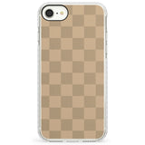 BEIGE CHECKEREDImpact Phone Case for iPhone SE