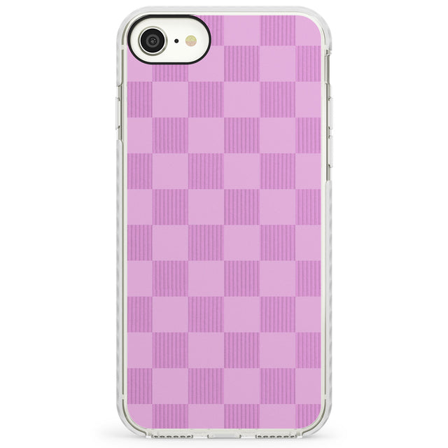 BUBBLEGUM CHECKEREDImpact Phone Case for iPhone SE