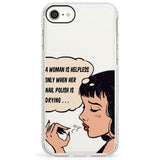 Drying Nails - Pop ArtImpact Phone Case for iPhone SE